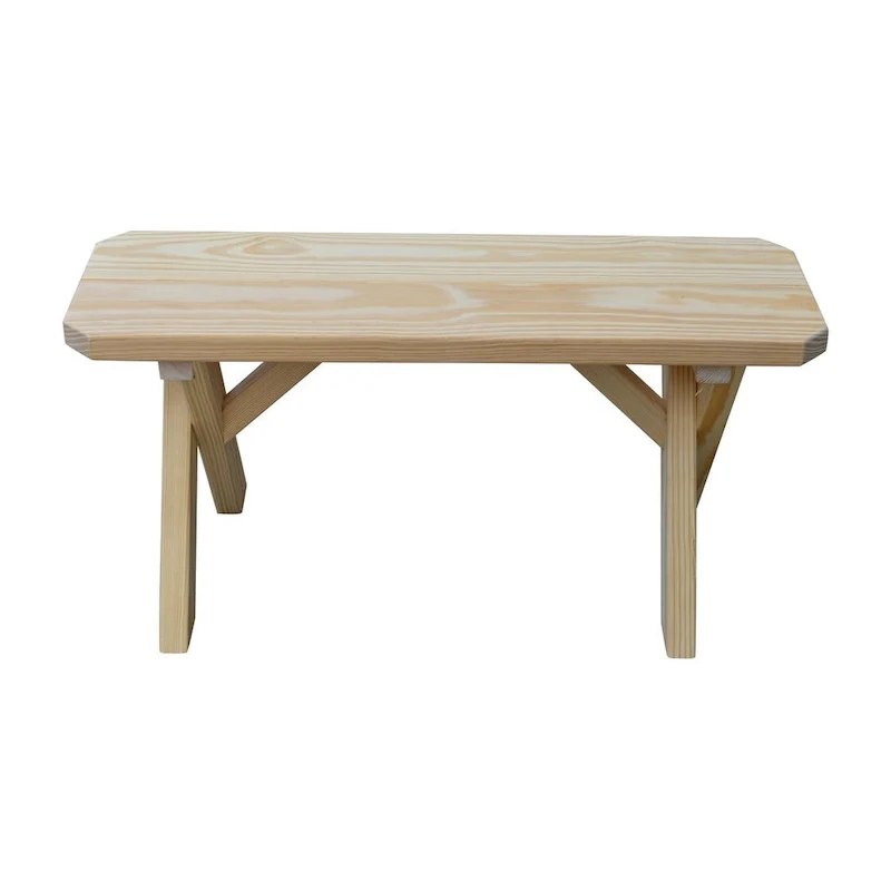 Pine 3' Crossleg Bench