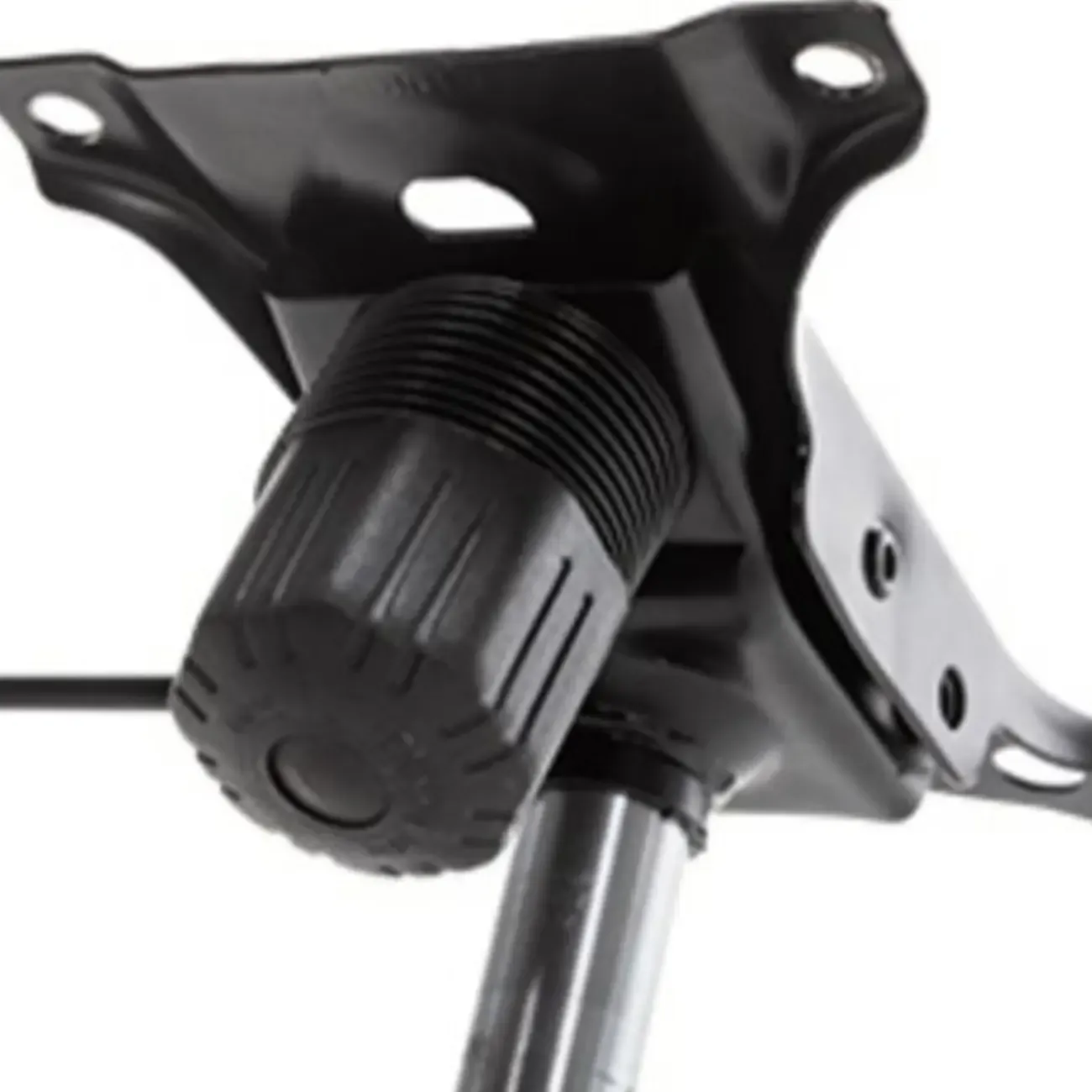 Modern Grey White Leather Adjustable Swivel Office Chair