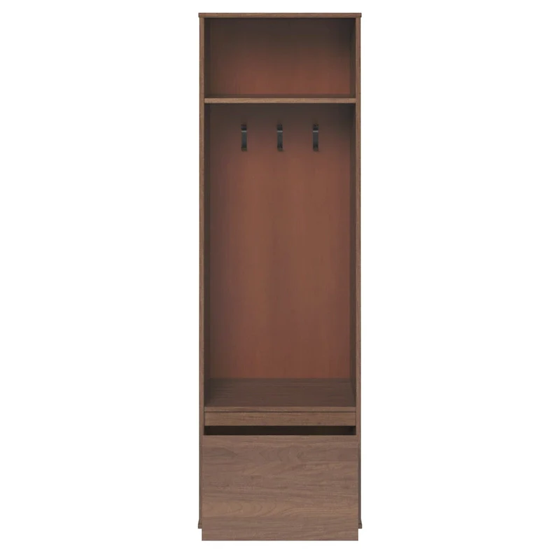 Mid Century Hall Tree 1 Drawer