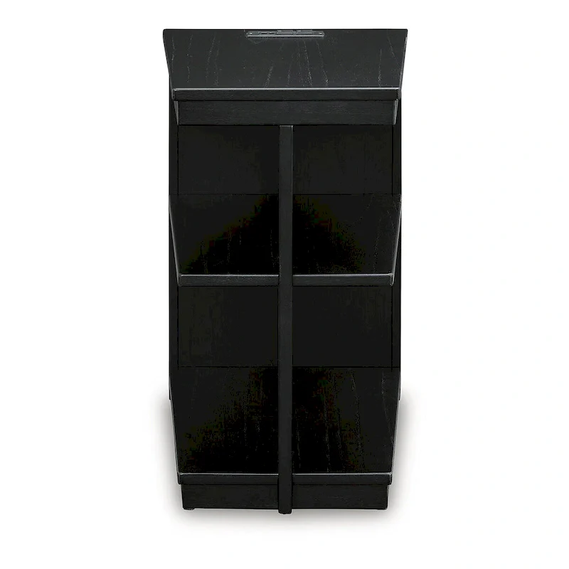 Signature Design by Ashley Winbardi Black Chairside End Table - 16W x 21D x 24H