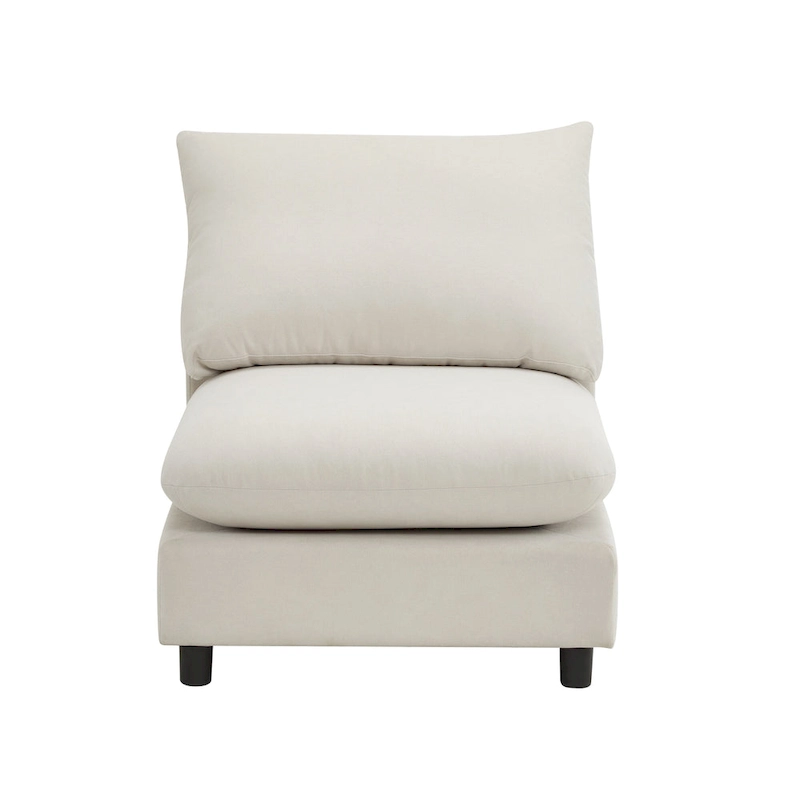 Christopher Knight Home - Evelyn Modern Modular Upholstery L-Shaped Sectional Sofa