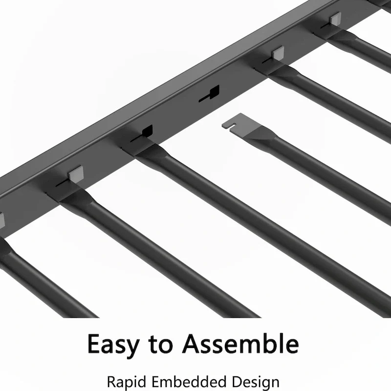 twin daybed with twin trundle, Black