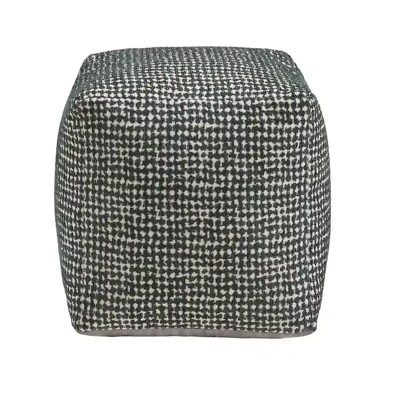 Brunico Upholstered Square Pouf Ottoman by iNSPIRE Q Bold
