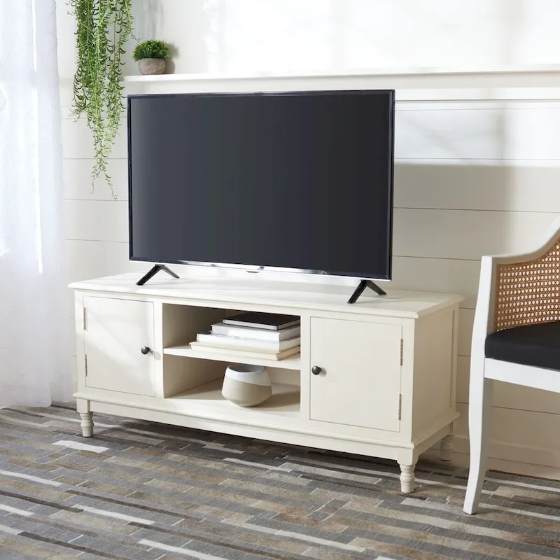 Two-Door Single-Tier TV Stand — 47.3