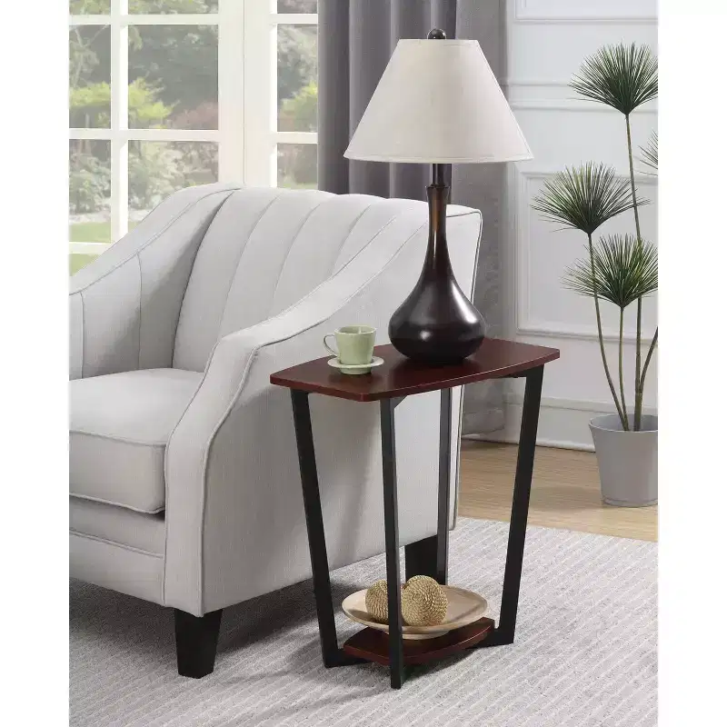 HomeStock Rectangle Metal Table Top End Table 1 -piece