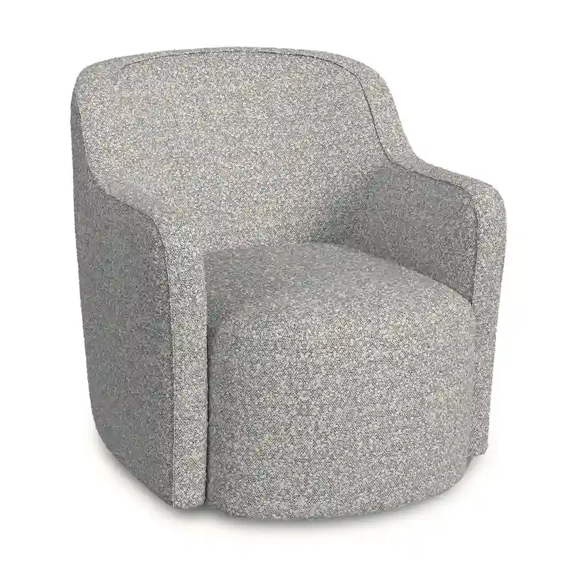 HomePop Upholstered Swivel Accent Chair