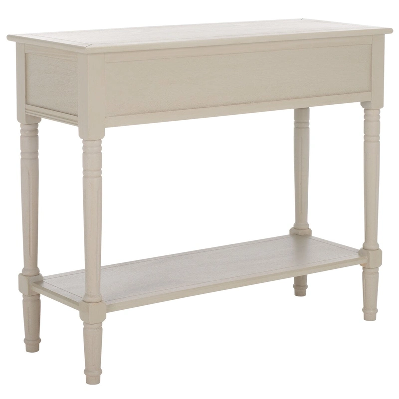 SAFAVIEH Camilla Grey 2-Drawer Console Table - 35.8 x 13.8 x 29.5 - 36Wx14Dx30H