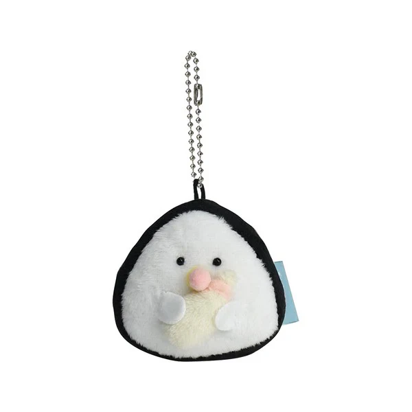 Ippinsha Onigiri-san Plush Keychain - Tempura Rice Ball