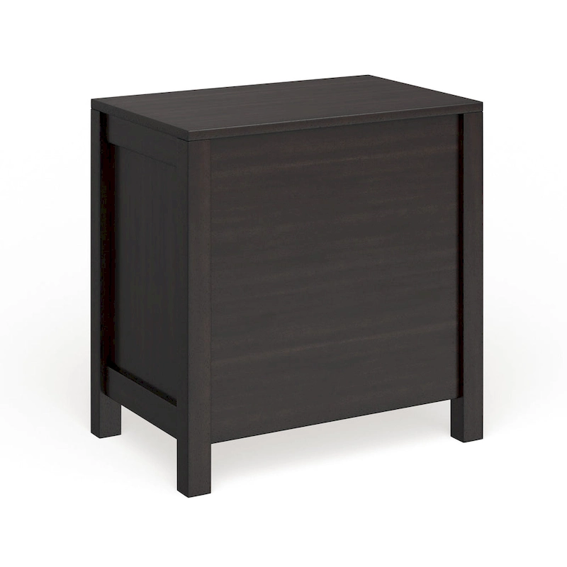 Tass Transitional Solid Wood 2-Drawer Nightstand by Furniture of America