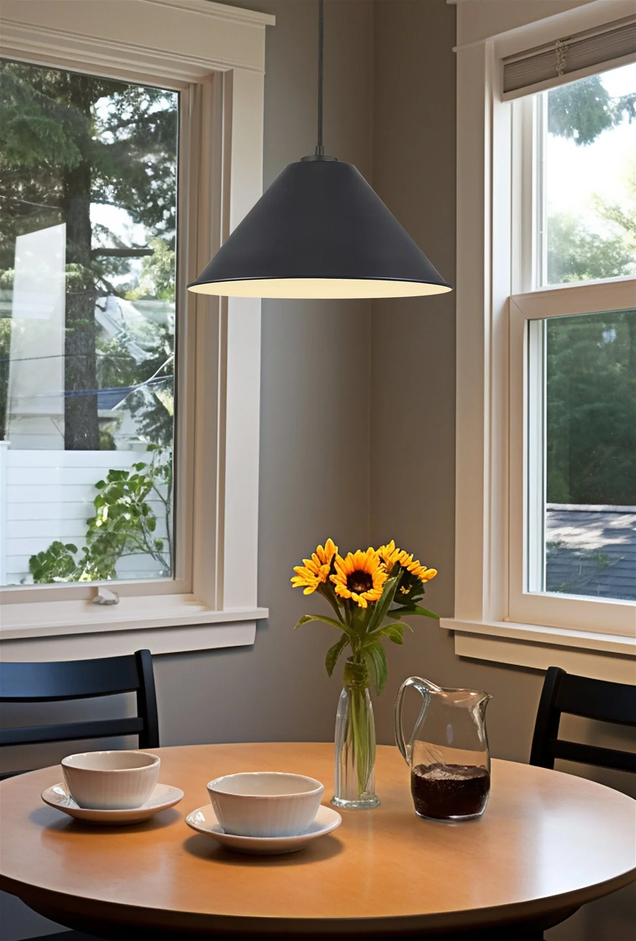 14 Industrial Metal Cone Replacement Shades, 3-Pack