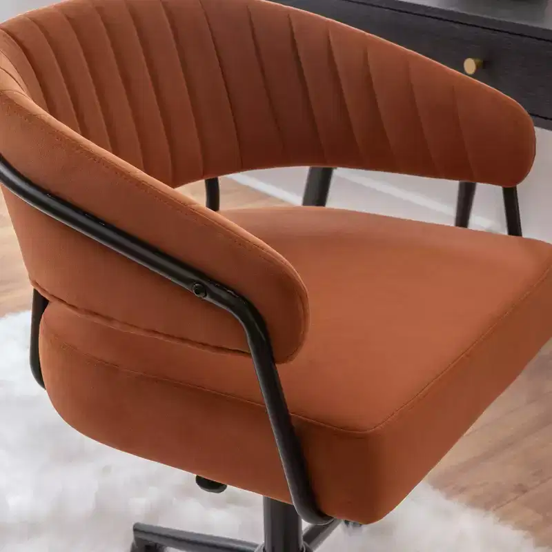 Linon Prestwick Office Chair Caramel