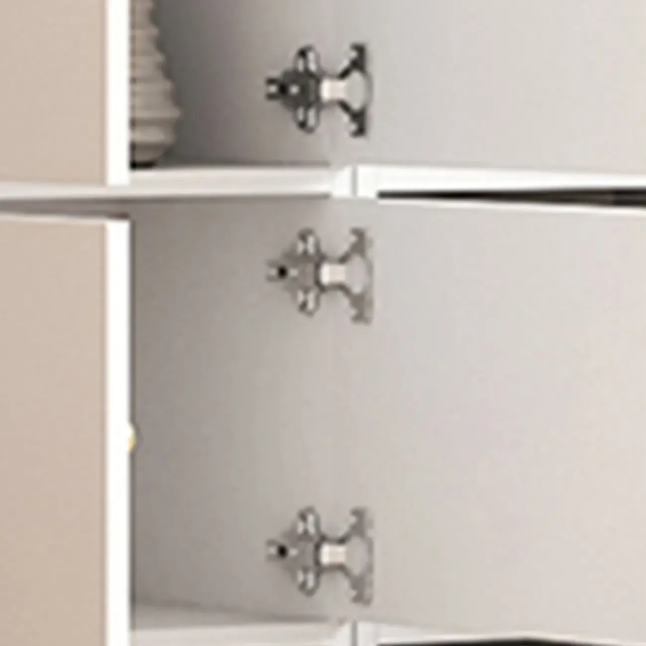 Simple Rectangular White Modular Wooden Bookcase