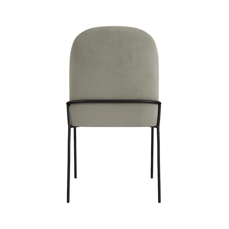 HomePop Modern Velvet Upholstered Dining Chair- single pack