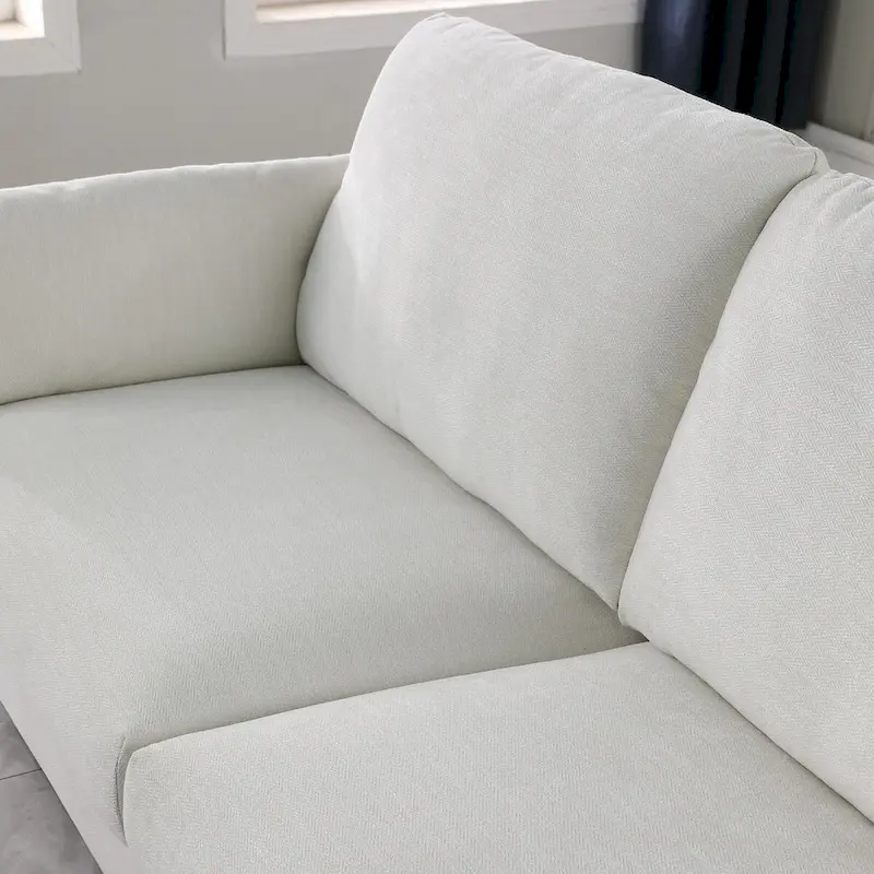 Modern Chenille Loveseat Sofa Couch