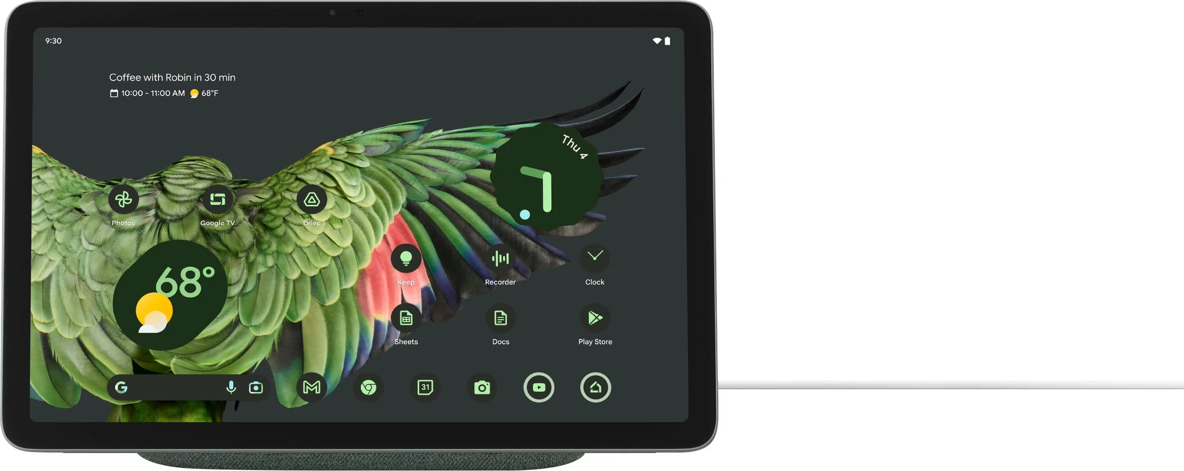 Google - Pixel Tablet with Charging Speaker Dock - 11