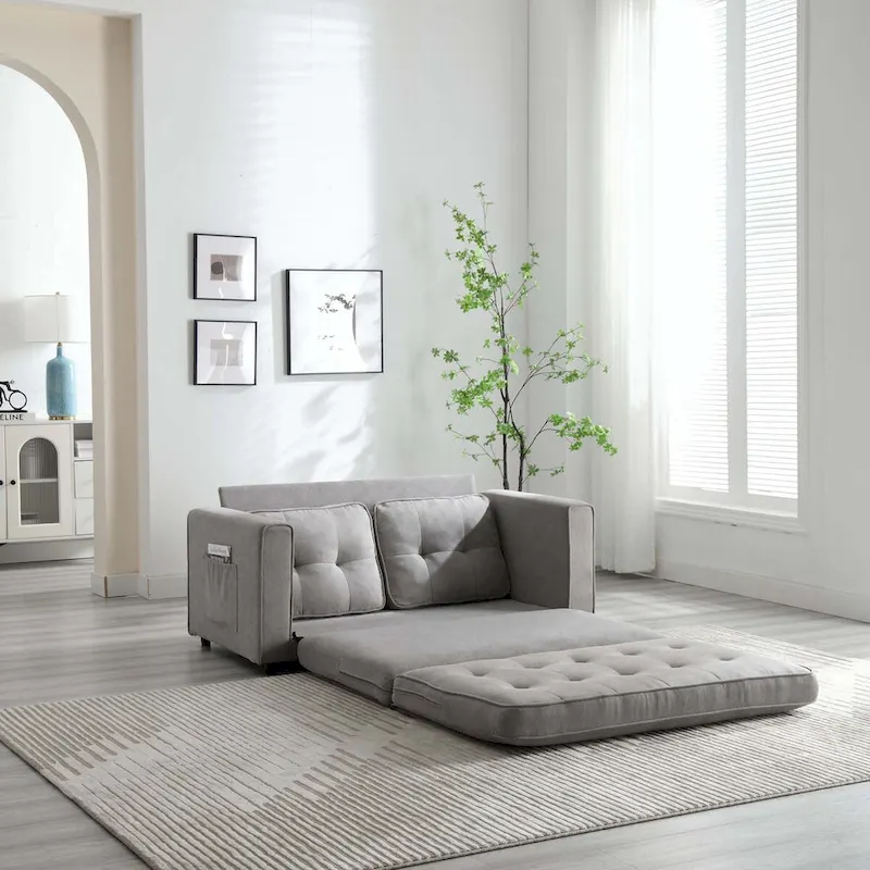 3 Fold Sofa,Convertible Futon Couch sleeper sofabed