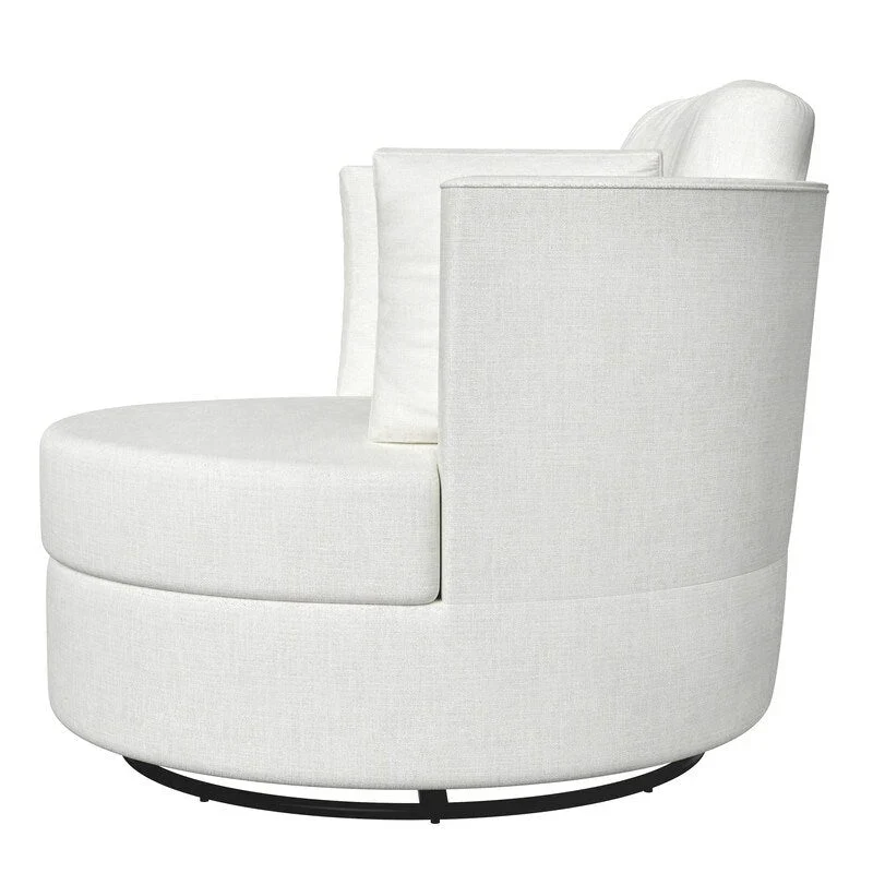 Chenille Swivel Soft Modern Upholstered Accent Chair (Set of 2)
