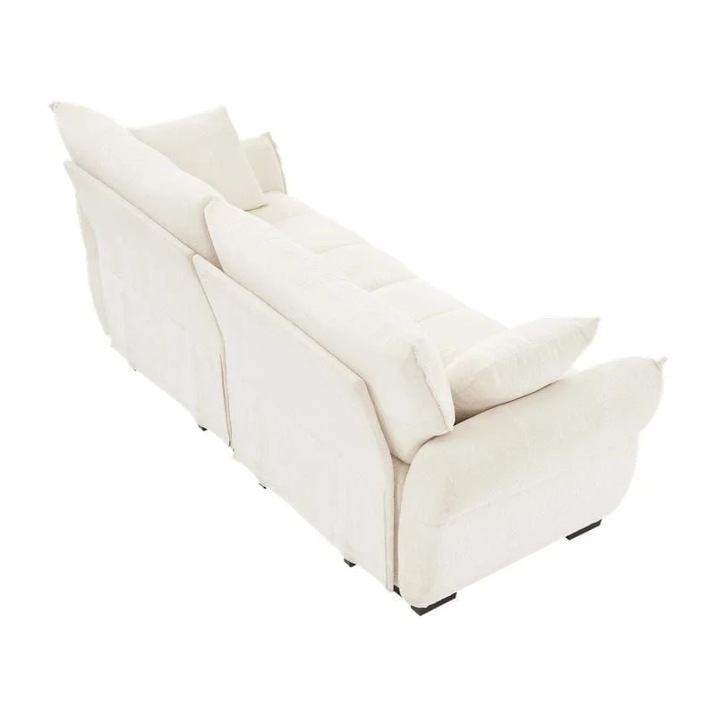 78.7 Chenille Two Seater Upholstered Sofa