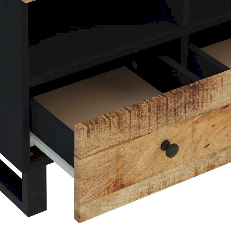 TV Stand 27.6x13x18.1 Solid Wood Mango