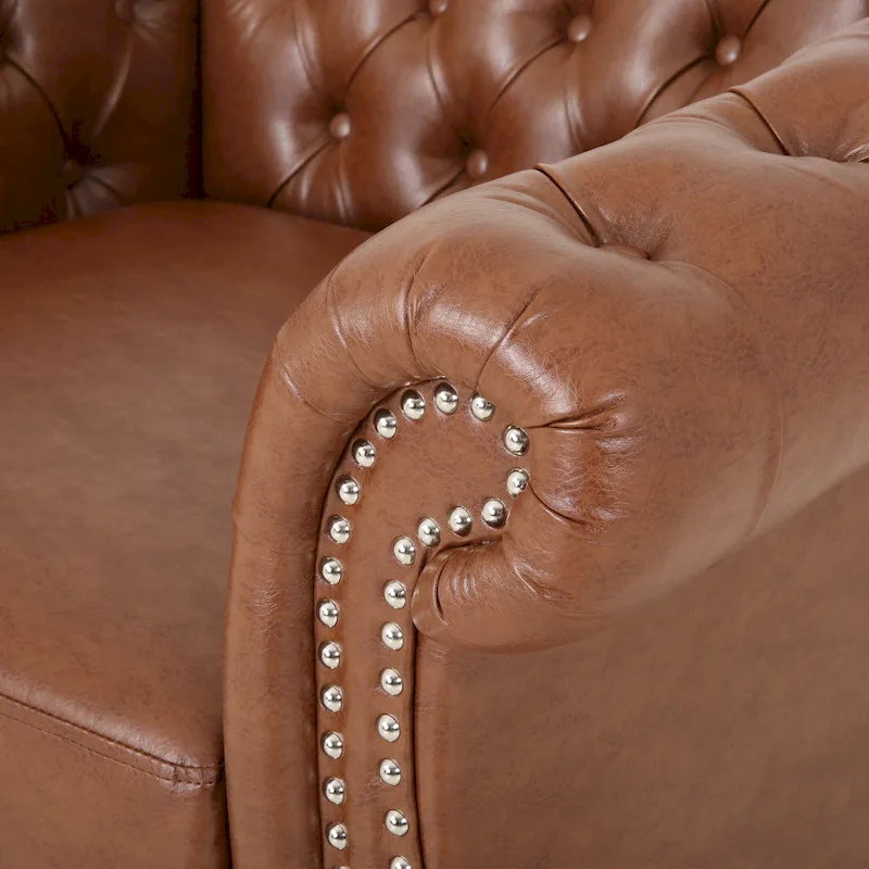 Traditional Chesterfield Club Chairs