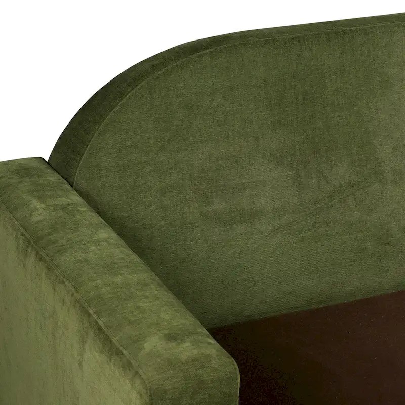 Poly & Bark Fano 99 Sofa in Distressed Green Velvet