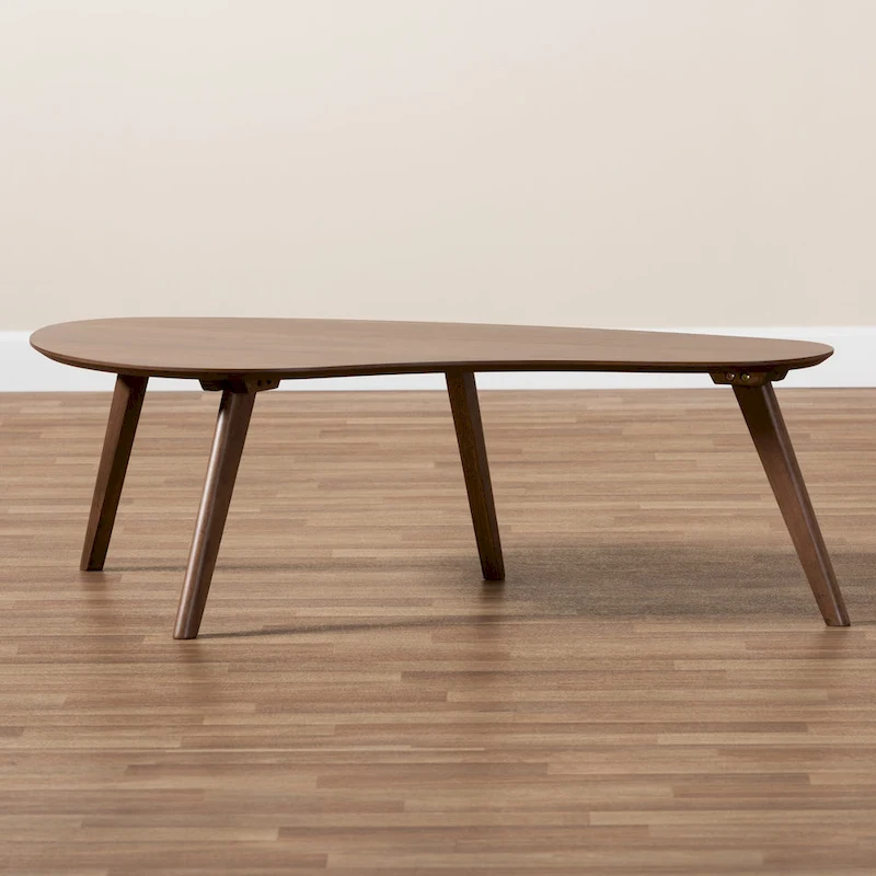 Carson Carrington Battrask Walnut Finished Coffee Table