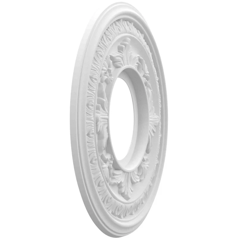 3 1/2  Inside Diameter - Baltimore Thermoformed PVC Ceiling Medallion