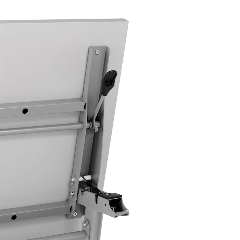 Commercial Nesting Flip Training Table with Steel Frame and Y-Legs - 23.5W x 60D x 30H