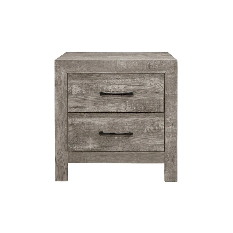 Tabina 3 Piece Gray Modern Panel Bedroom Set