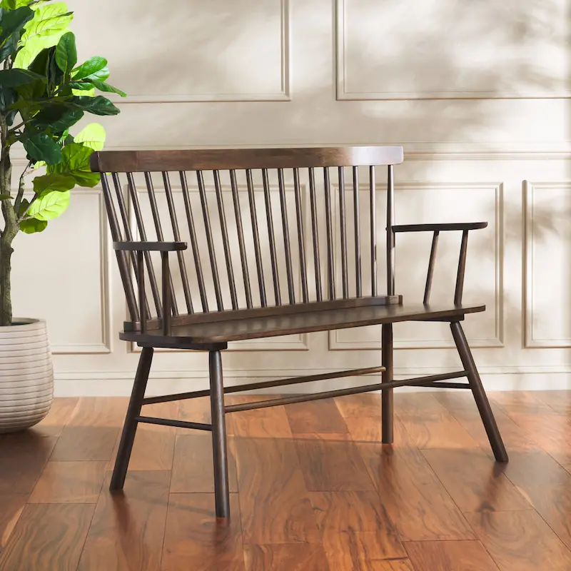 SAFAVIEH Gracija Spindleback Settee - 48 x 22.4 x 36 - 48W x 22D x 36H