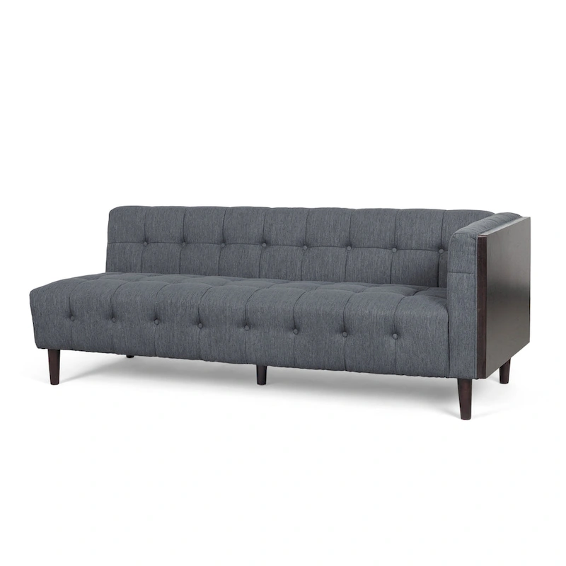 Clermont Mid-century Tufted Sectional Sofa by Christopher Knight Home - 114.00  L x 114.00  W x 30.75  H