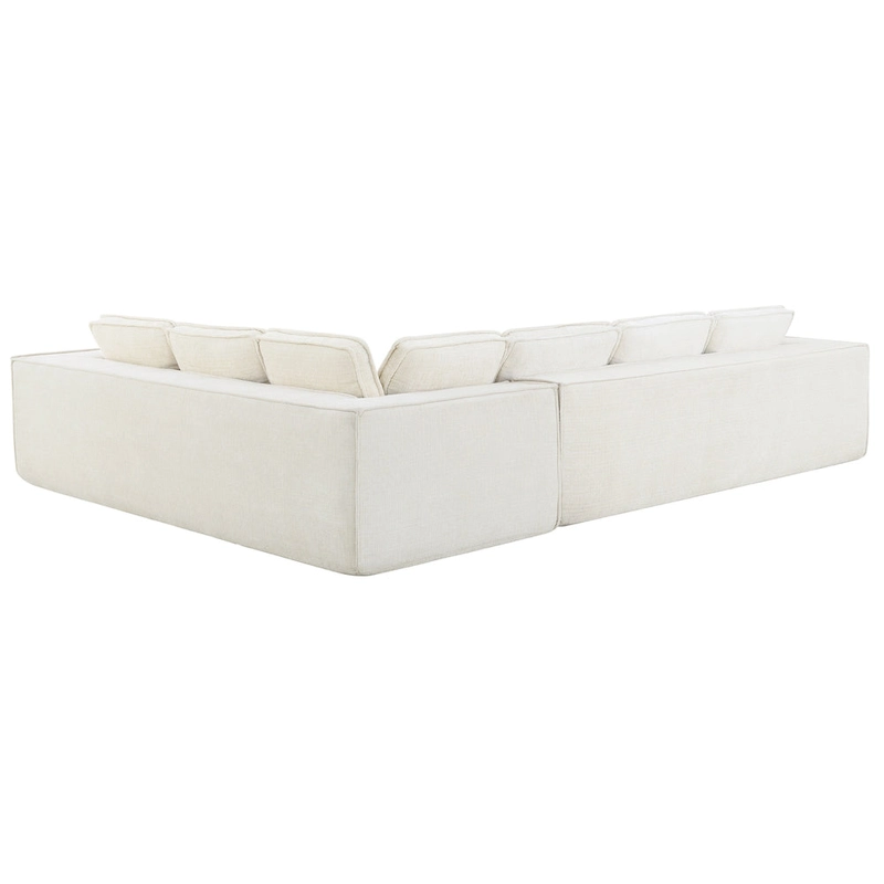 Modern L-Shaped Cloud Sofa Set, Modular Chenille Couch Set