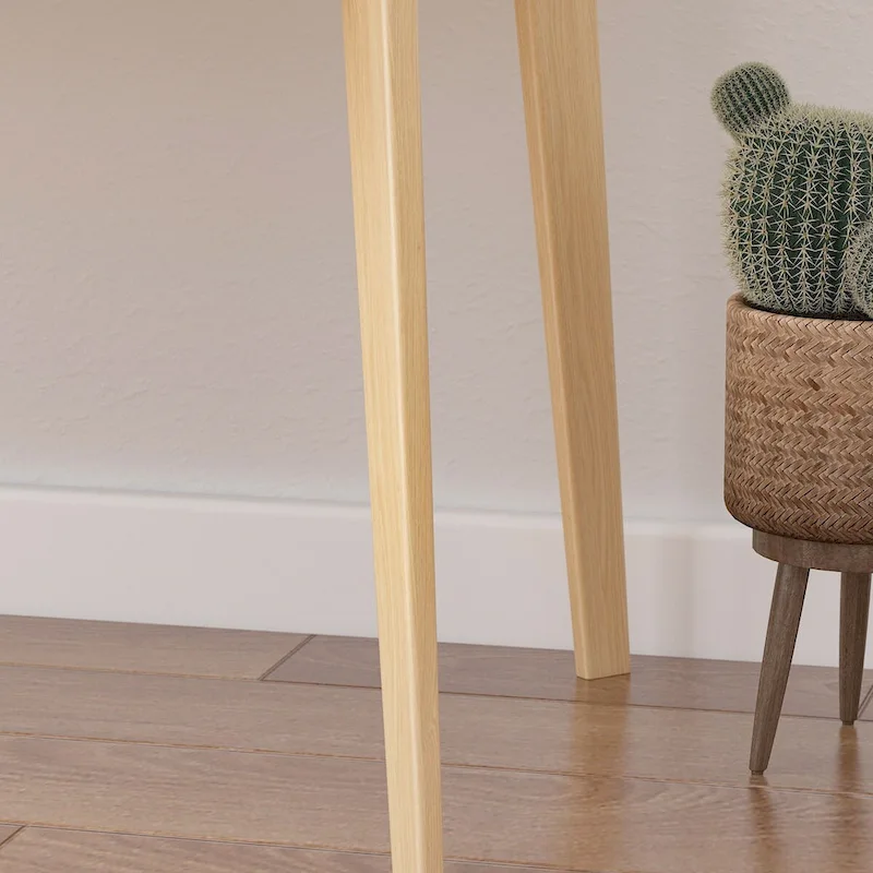 Wood Desk - 39.4W, Multi-Functional, Rounded Corners, Optional Drawers, Easy Assembly