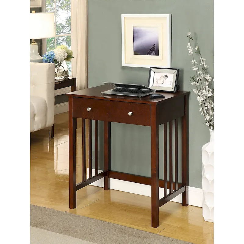 Convenience Concepts Designs2Go Mission Desk with Keyboard Drawer