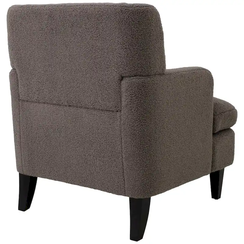 Nabo Modern Fabric Accent Chair with Cushion Back by Christopher Knight Home