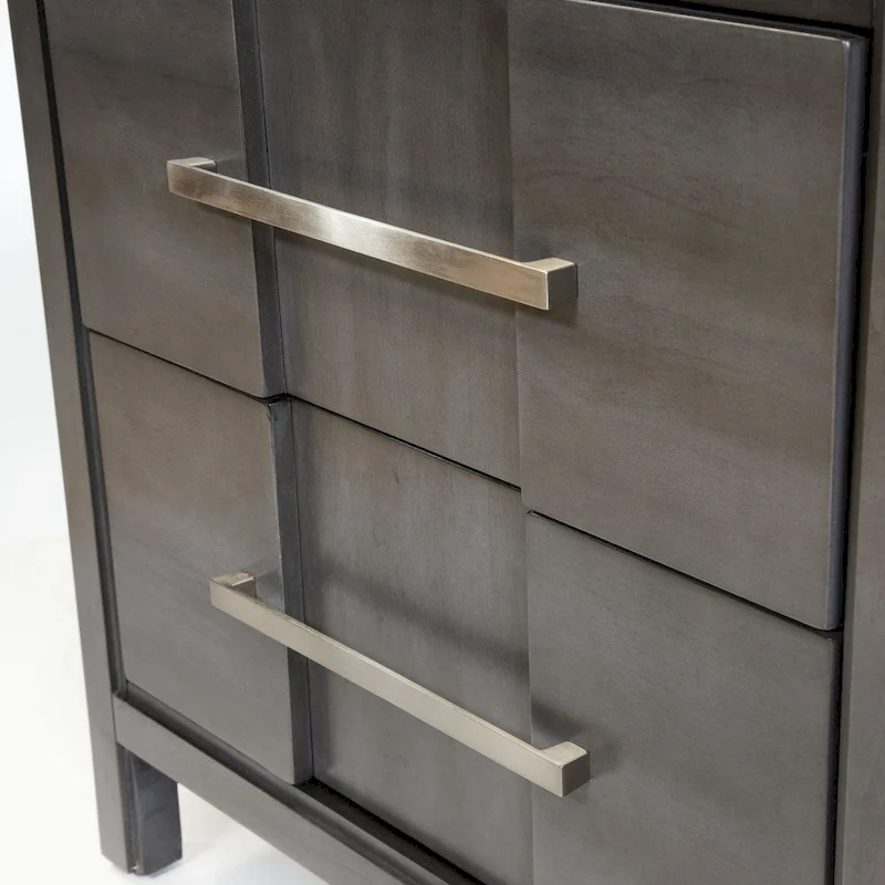 Tass Transitional Solid Wood 2-Drawer Nightstand by Furniture of America