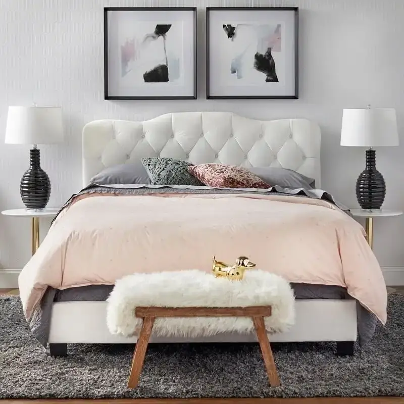 Simple Living Tessa Upholstered Bed