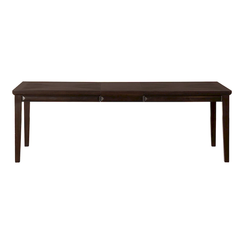 Furniture of America Chase Modern 90-inch Wood Extendable Dining Table with 18-inch Leaf