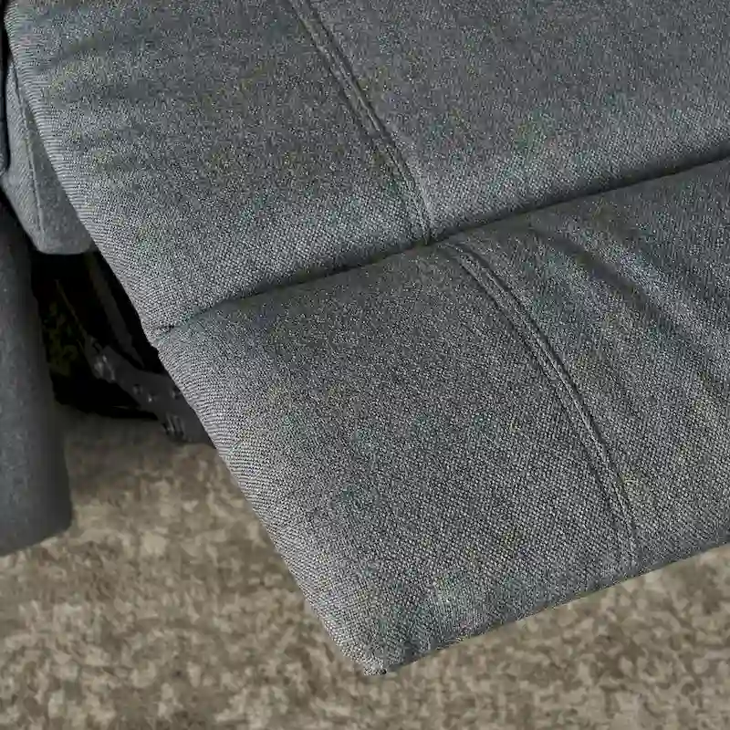 Roomfitters Fabric Glider Recliner with Swivel, Manual Reclining Chair