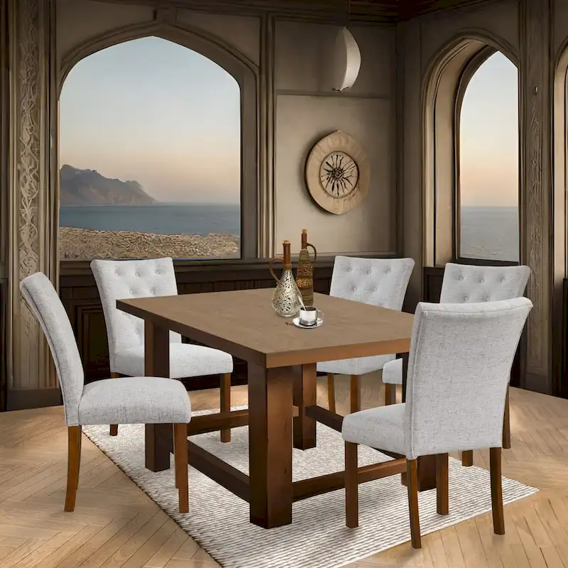 HomePop Tufted Back Parsons Dining Chair - Set of 2