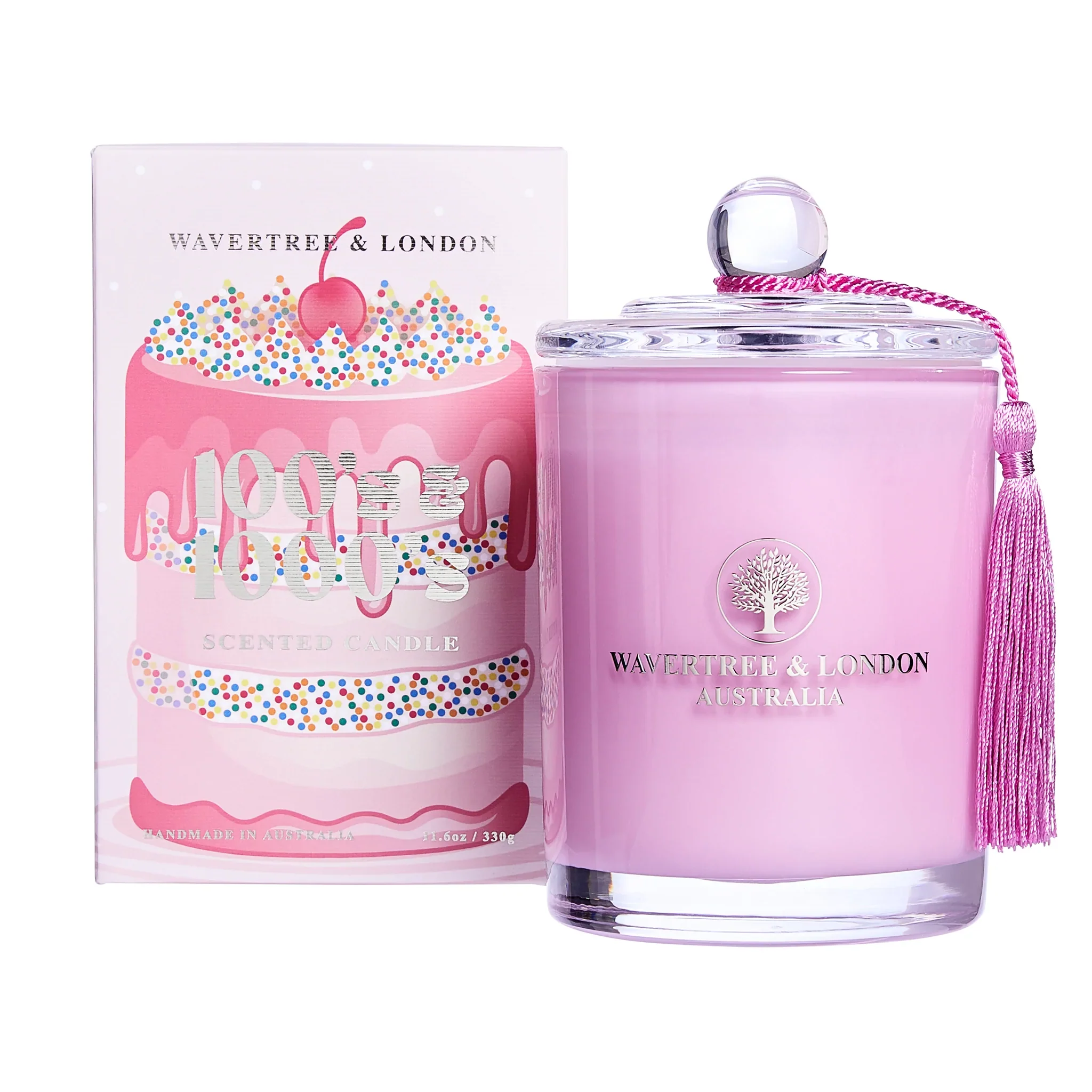 Wavertree & London Candle 100's & 1000's 60 hours 330g