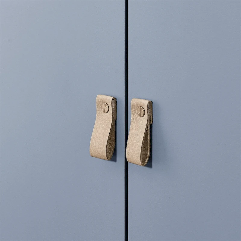 Modern Wood Sideboard Cabinet with Round Legs and Shelf - N/A