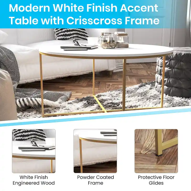 Signature Design by Ashley Coylin Cocktail Table - Tempered Glass Table