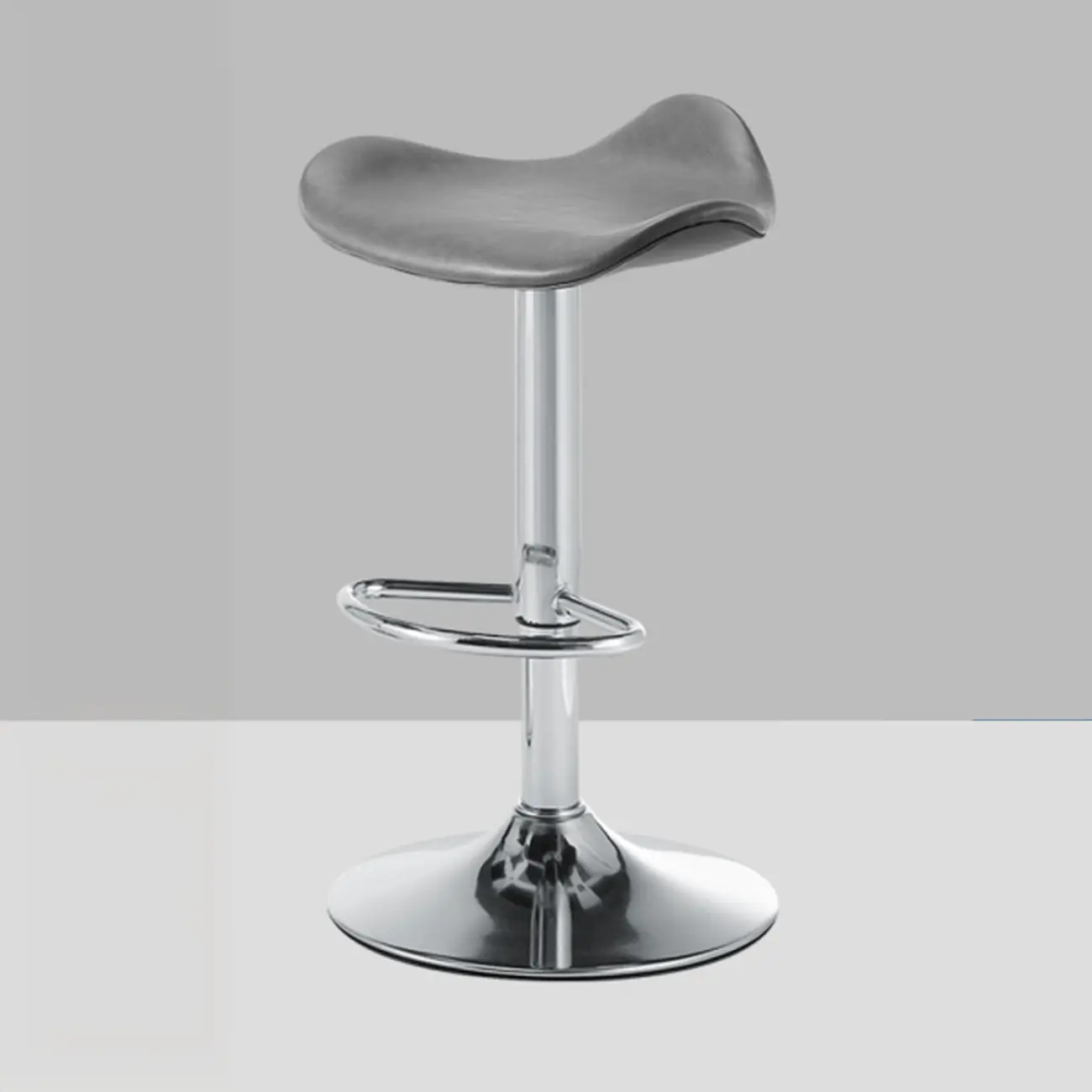 Adjustable Swivel Leather Modern Backless Bar Stools