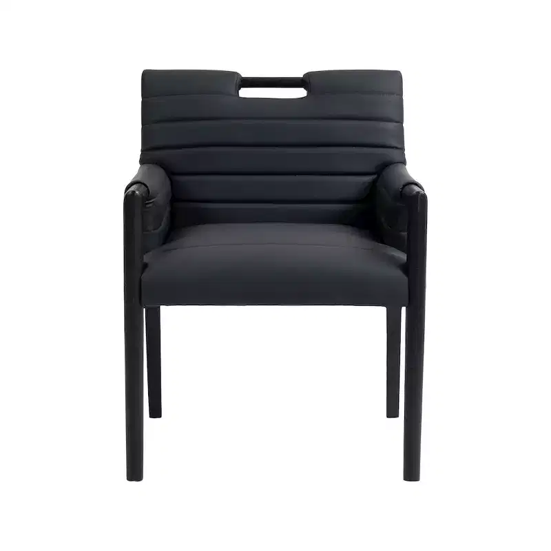 Meridian Furniture,Aimee Vegan Leather Dining Arm Chair