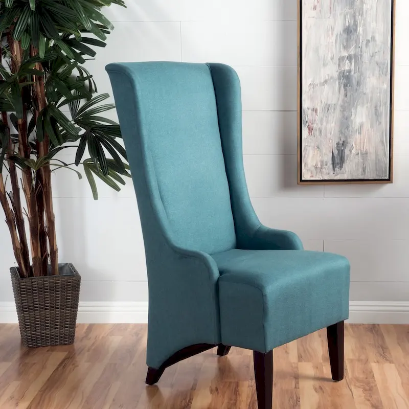 Callie High-back Fabric Dining Chair by  - 23.25 L x 28.75 W x 46.25 H