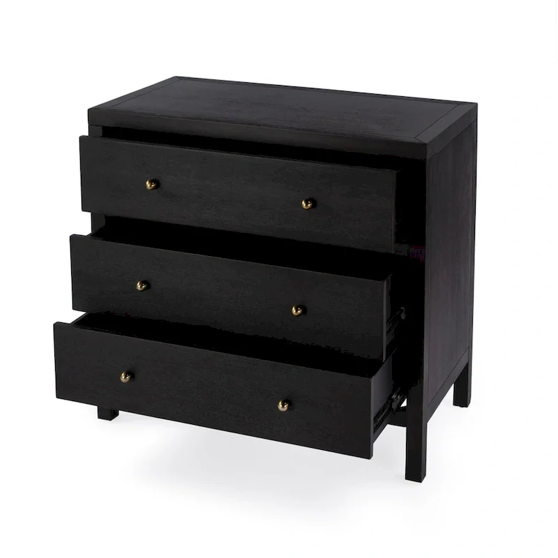 3-Drawer Wood Dresser