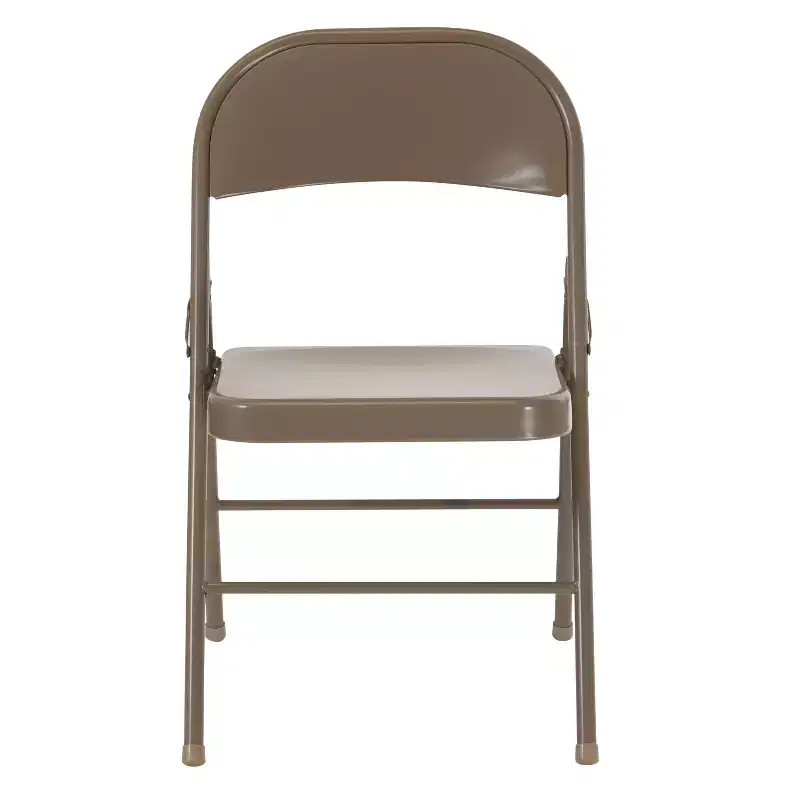 Flash Furniture 4 Pack HERCULES Series Double Braced Metal Folding Chair