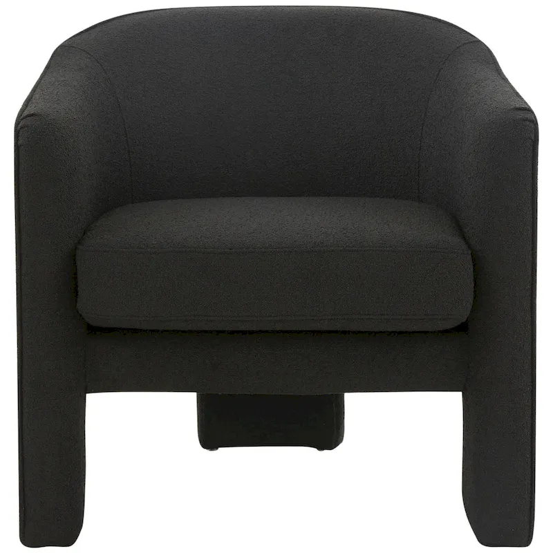 SAFAVIEH Couture Evchen Velvet Accent Chair - 30 W x 28 L x 30 H - 30Wx28Dx30H