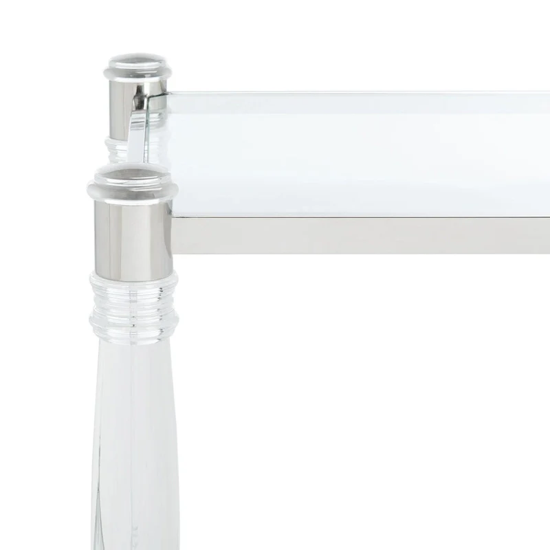 SAFAVIEH Couture Lirie Acrylic Accent Table - 20 W x 20 L x 24 H - 20Wx20Dx24H